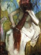 Edgar Degas Woman Combing Her Hair oil painting picture wholesale